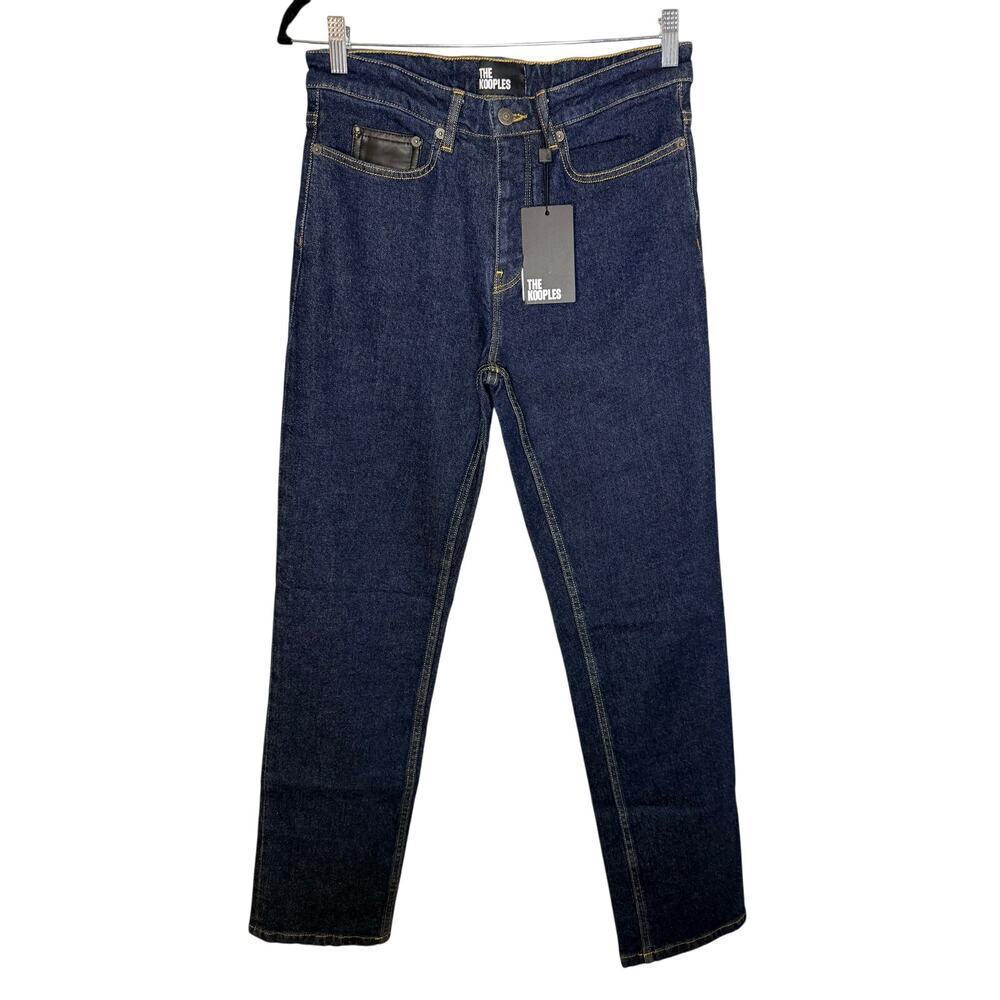 The Kooples Dark Wash Jeans Lambskin Pocket Size 29